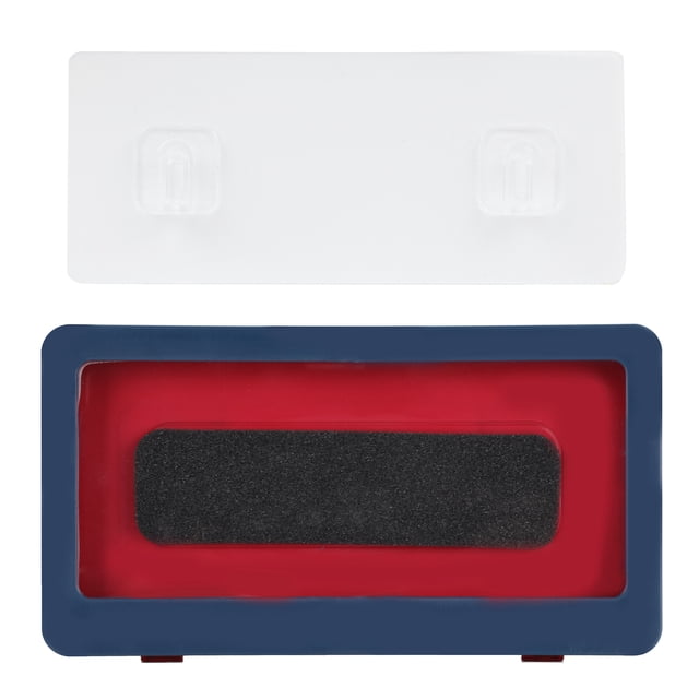Soporte para teléfono de ducha, impermeable, para pared, para baño, color azul oscuro
