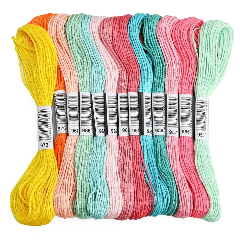 Embroidery Floss Threads Cross Stitch Supplies String Rainbow Color  Friendship Bracelets Colors