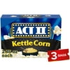 Act II Kettle Corn Microwave Popcorn, 2.75 oz., 3-Count Bags