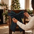 thumbnail image 4 of Fabric Bow Decoration for Chair, Holiday Party Ornament, 4 of 5