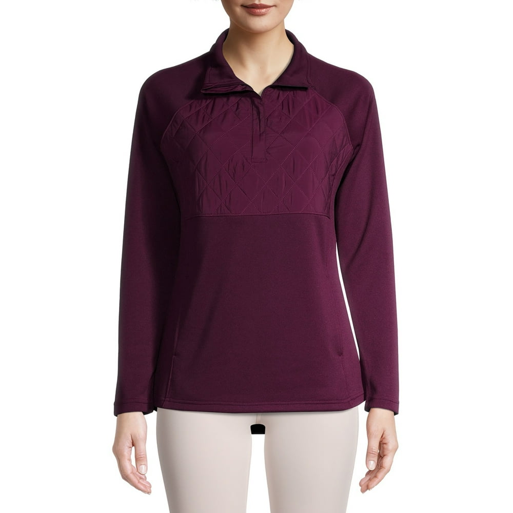 Avia Avia Women's Active Quilted 1/4 Zip Pullover