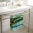 thumbnail image 5 of 1 Pack Summer Lotus Kitchen Towels Flowers Frogs Dragonflies Animal Decorative Dish Towel Sets Absorbent Quick Dry Hand Cloths Tea Towels for Cooking Baking Farmhouse Gifts 18x28in, 5 of 9