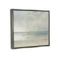thumbnail image 3 of Stupell Sandy Tide Ocean Horizon Landscape Painting Gray Floater Framed Art Print Wall Art, 3 of 6
