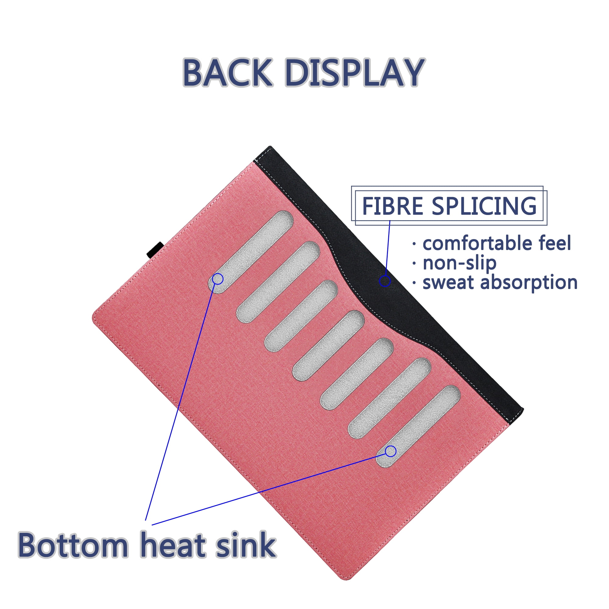 Laptop Case Cover for 16 inch Dell Inspiron 16 Plus 7640/7635/7630/7620 & for Dell Inspiron 16'' series & for Dell Vostro 5620 5630 7620 Sleeve,Detachable PU Leather Protective Bag