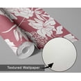thumbnail image 6 of S4Sassy Peel & Stick Vinyl Wallpaper, Bold Monochrome Bloom Wallpaper Contact Paper Waterproof - Brown, 25"X 60", Textured Finish, Removable Wall Covering For Home Decor In Bedrooms, Cabinets, 6 of 9