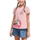 thumbnail image 3 of Gibobby Blusas Elegantes Mamá, la camisa para niños pequeños, niñas, último nervio, regalo del día de las madres, camisa de moda sólida para niños, camiseta para niños （Rosa， 3-4 Años), 3 of 5