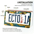 thumbnail image 5 of 2-Pack Aluminum License Plate Frame with 2 Holes for GM License Plate Cover with Free Screws Seamless Pattern Of Sunflowers, 5 of 8