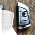 thumbnail image 3 of TPU Transparent Car Key Case Cover Holder Shell for For for For BMW F20 G20 G30 X1 G05 X6 X7, 3 of 10