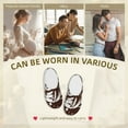 thumbnail image 7 of Wukai Vintage Husky Dog Print Women's Indoor Bedroom Slipper Slip On Shoes, Unisex House Shoes with Anti-Skid Sole for Men, Gift for Women Men-46/47, 7 of 7