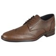thumbnail image 1 of Zapato de Vestir Para Hombre CASTALIA Café Sintético 455-41 CASTALIA  455-41, 1 of 2