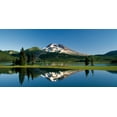 thumbnail image 2 of Leahy, Ike 32x18 White Modern Wood Framed Museum Art Print Titled - South Sister IV, 2 of 4