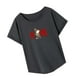thumbnail image 4 of Camiseta para mujer, top de manga corta, camiseta básica, camiseta de cuello redondo para salida, oficina, senderismo SG, 4 of 8