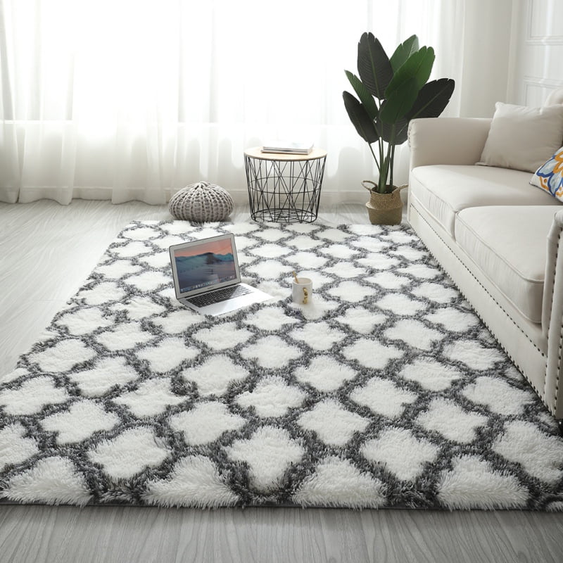 Non-Slip Geometric Designs Floor Mats Carpets Area Rugs for Living Room Bedroom