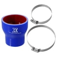 thumbnail image 1 of Recto Silicona Manguera Tubo Azul Rojo para Coche 51x70mm, 1 of 1