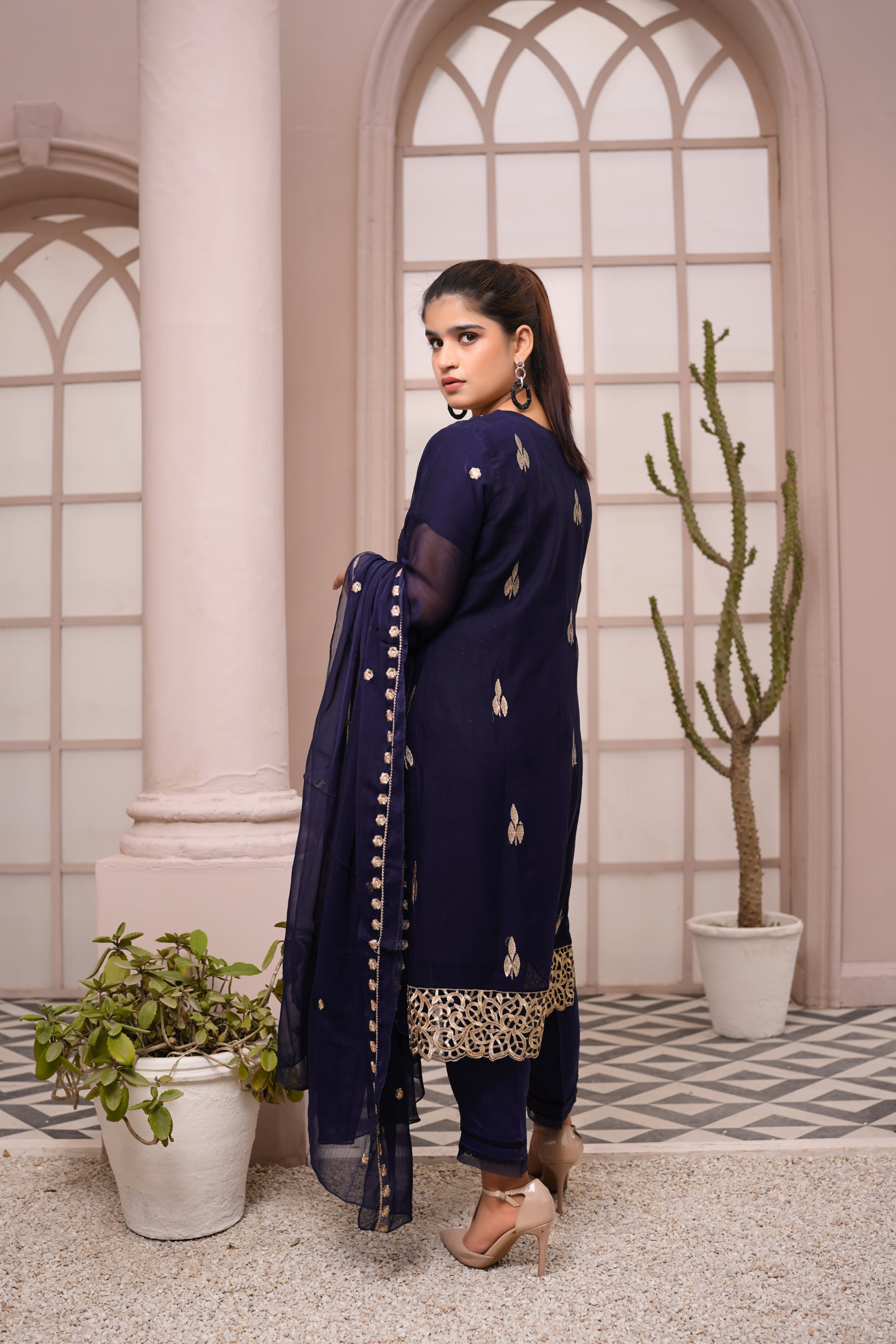 Blue Punjabi Salwar Kameez Custom Made Dress Suit Patiala Salwar Suit  Dupatta Kameez Gota Patti Work Indian Womens Dress Suit Plus Sizes - Etsy
