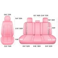 thumbnail image 2 of High-End 5-Seat Car Seat Covers Full Set with Pink Crystal Accents, Premium Bling Interior Upgrade for Cars SUVs Trucks, Luxury All-Season Fit, 2 of 10