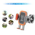 thumbnail image 2 of Soporte para teléfono para bicicleta Soporte para teléfono a prueba de golpes para motocicleta (manillar plateado) Wdftyju Accesorios para bicicletas, 2 of 3