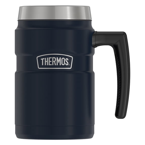 Thermos SK1600MDB4 16-Oz. Stainless King Vacuum-Insulated Coffee Mug (Midnight Blue)