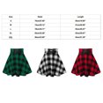 thumbnail image 3 of Sonducket corta a cuadros para mujer, plisada a cuadros para primavera y otoño, ropa de discoteca para niña, vestido rojo de cintura alta con Type2 NO2, 3 of 6