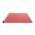 thumbnail image 2 of Ahgly Company Machine Washable Indoor Square Solid Red Modern Area Rugs, 5' Square, 2 of 4
