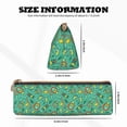 thumbnail image 4 of Naloa Funny Animals in Jungle Print Leather Pencil Case - Portable Big Capacity Pencil Pouch Organizer Bag Stationery Bag for Work & Office Pencil Pen Case, 4 of 5