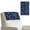 Blue Butterfly, variant on COEQINE Recliner Headrest Covers PU Leather Headrest Protector with Hook and Loop Straps, Universal Head Rest Covers for Recliner Office Chair Home Decor, 17x27 Inch, Colorful Butterfly