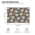 thumbnail image 4 of Haiem Flower Fox Music Lover Merch Makeup Bag, Cosmetic Bag,Singer Fans Cosmetic Bag, Portable Stationary Storage Organizer, Travel Makeup Bag, 4 of 8