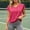 #12Hot Pink, variant on ByworldtasicNo Boundaries Womens V Neck T Shirts Short Sleeve Summer Tops Casual Basic Tee Shirt 2026 Trendy Blouse