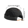 thumbnail image 2 of Hsqqdc 1pc Black Quick Dry Docker Cap Men Lightweight Brimless Sailor Hat for Summer Outdoor Sports, 2 of 7