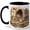 Black, variant on Cozy Journal Coffee Mug, Cat Lover Writing Mug, Bookish Self Care Birthday Christmas Gift for Women, Warm Cafe Desk Books Sleeping Cat Art, 11 oz White Ceramic Coffee Cup