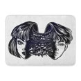 thumbnail image 1 of SIDONKU Portriat of Girl Turning Into Boy Head Full Slime Doormat Floor Rug Bath Mat 23.6x15.7 inch, 1 of 1