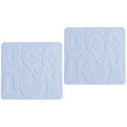 thumbnail image 3 of 2pcs Earrings Key Chain Pendant Mould Epoxy Silicone Mold DIY Jewelry Making Tools, 3 of 6