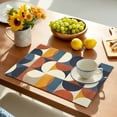 thumbnail image 2 of Placemat Mid Century Geometric Placemats for Dining Table Abstract Modern Washable Table Mats for Party Kitchen Dining Decoration, 2 of 7
