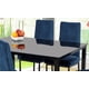 thumbnail image 2 of Comedor Troya 6 MOBILKRAFT Azul Sillas Tubulares Cubierta de Cristal, 2 of 3