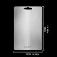 thumbnail image 2 of Titanium cutting board, stainless steel cutting board, double-sided titanium for cutting meat, fruit 34x23cm, 2 of 5