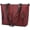 Wine Red, variant on YOUI-GIFTS Large Shoulder Bag for Women Faux Leather Purse Work Bags with Multi-Pockets Designer Handbag