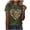 Green(Style 6), variant on Summer T Shirts for Women Cute Blouses Casual Short Sleeve Maple Leaf Print Graphic Tee Tops