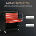 thumbnail image 4 of DURHAND 4-Drawer Tool Chest Rolling Tool Box with Storage Cabinet Handle, 4 of 9
