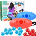 thumbnail image 1 of Swing Ball Sports Toys Children Outdoor Sports Swing Ball Game Creative Shake Ball Parent-child Interactive Game Fun Hip Swing Decompression Toys for Kids Over 3 Years Old Party Toys, 1 of 11