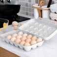 thumbnail image 6 of 18 Grid Egg Storage Box PET Material Anti Collision for Refrigerator Kitchen, 6 of 6