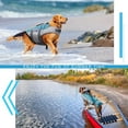 thumbnail image 3 of DOPI Dog Life Jacket with Rescue Handle, Reflective Dog Life Vest Adjustable Dog Life Preserver, Mermaid Life Coat for Small Medium Large Dogs, Pet Safety Swimsuit for Swimming Surfing Boating, 3 of 5