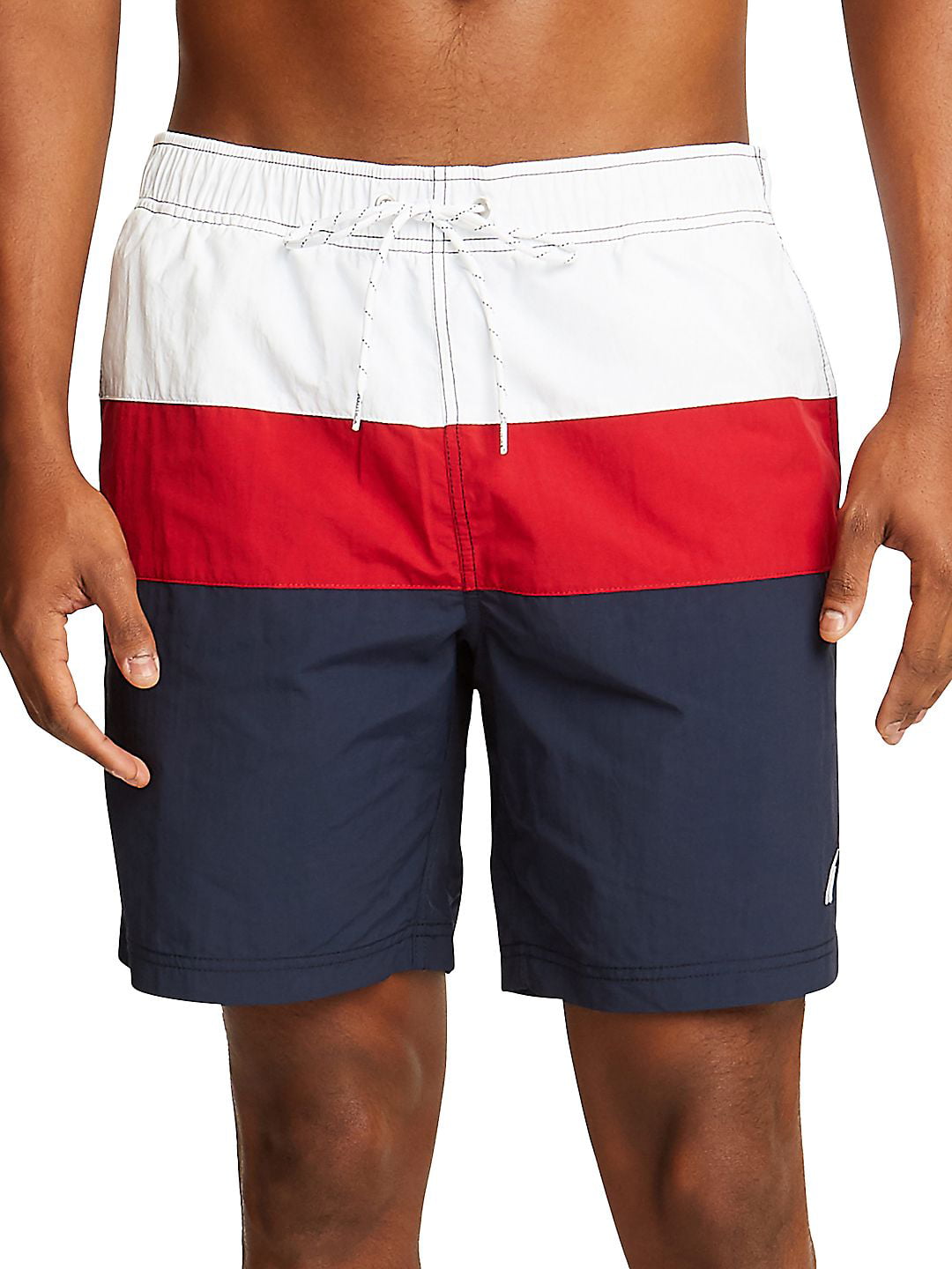 Colorblock Drawstring Swim Shorts - Walmart.com