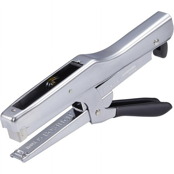 Bostitch Plier Stapler - 20 Sheets Capacity - 210 Staple Capacity - Full Strip - 1/4" Staple Size - Chrome | Bundle of 2 Each