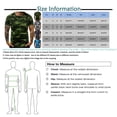 thumbnail image 2 of LRGSHF Camo Shirt for Men Casual Short Sleeve Tops Fitted Fit Lightweight Breathable Crew Neck Tees Summer Comfortable Camouflage Pullover, 2 of 5