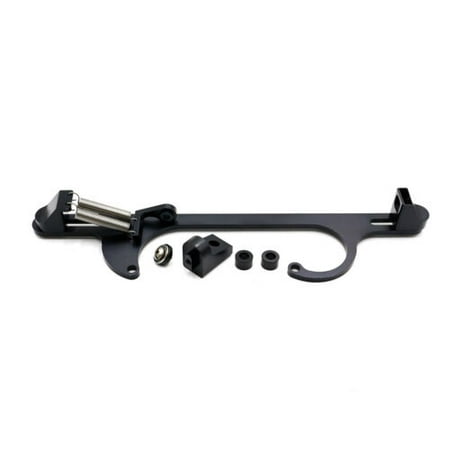 For 4150 4160 Aluminum Series Black Billet Throttle Cable Carb Bracket Black