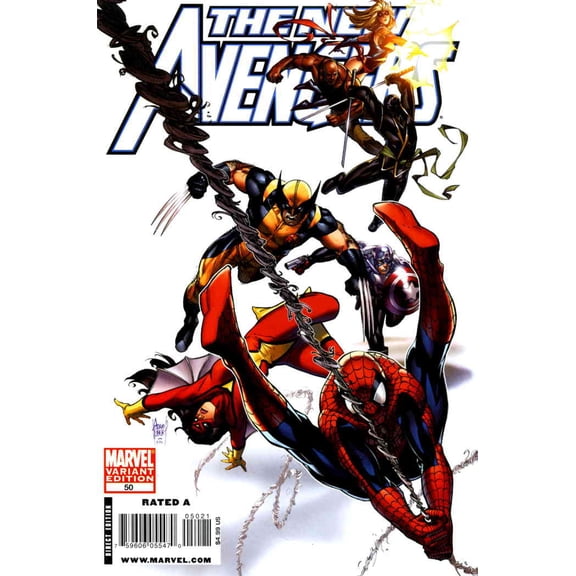 New Avengers #50A VF ; Marvel Comic Book