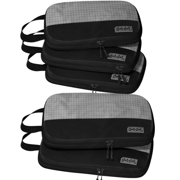 Packing Compression Cubes - 5pc Compression Packing Cubes Travel - Efficient Packing Cubes Compression and Ultimate Compression Packing Cubes for Carry On - Compression Cubes for Ultimate Space-Saving