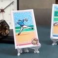 thumbnail image 3 of Juvale Mini Acrylic Easel Stands - 24-Pack, 3-Inch Clear Plastic - Display Stands for Collectibles, Trading Cards & Photos, 3 of 11