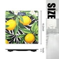 thumbnail image 2 of High Precision Body Weight Scale Smart Bathroom Scales with Large LCD Display(400lbs),Decorative for Bedroom-Lemon-Print With Leaves And Flowers On White Background, 2 of 4