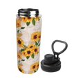 thumbnail image 2 of Yiaed Sunflower 5 Print Sports Insulated Kettle Bottle Reusable Stainless Steel Insulated Cup, Outdoor Portable Casual Stainless Steel Insulation Cup, 2 of 7